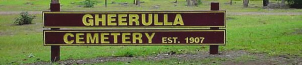 cemetery sign